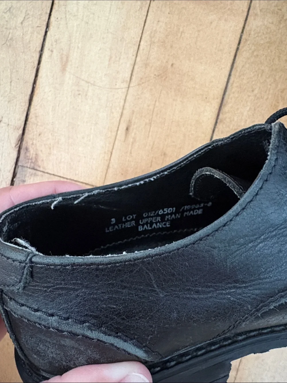 Boy’s Black Leather Lace-Up Dress Shoes